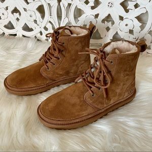 UGG Men’s Harkley Chestnut Lace-Up Ankle Boot 9